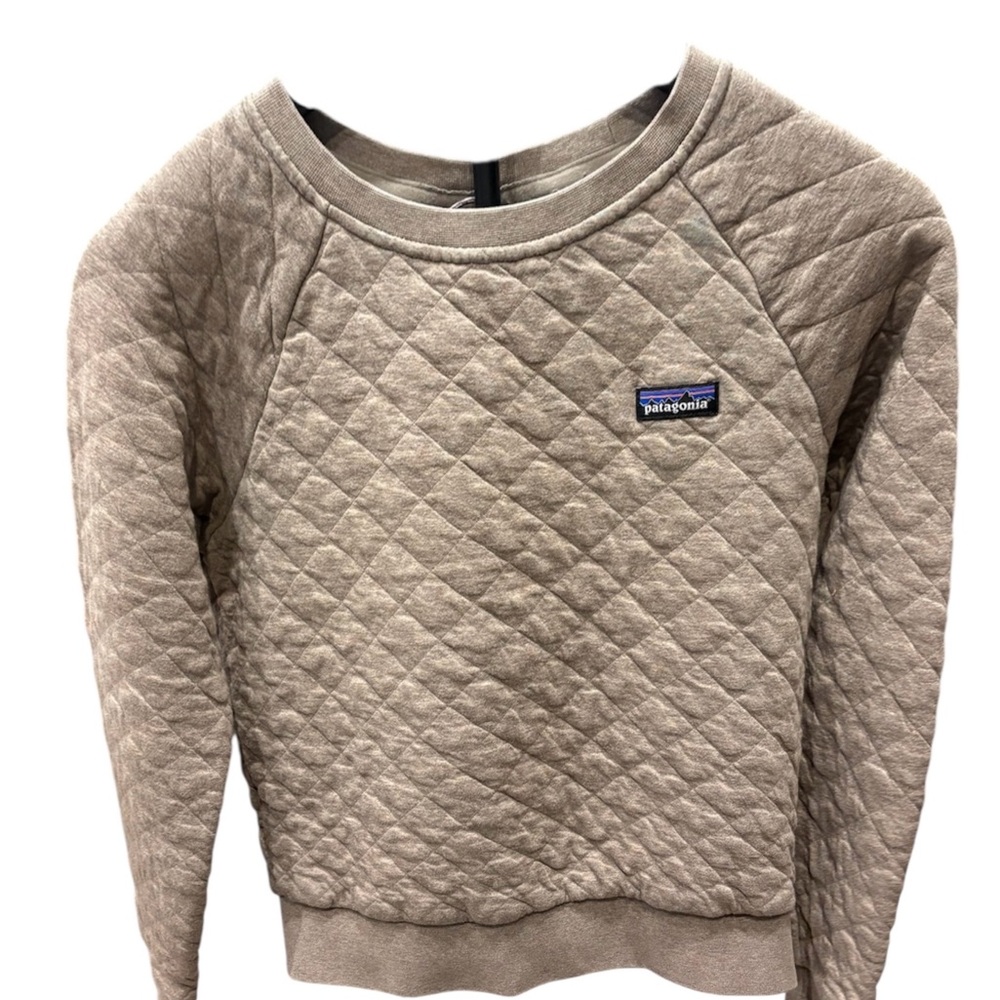Patagonia Organic Cotton Sweatshirt in Taupe size XS VGUC super cozy! - Picture 1 of 4